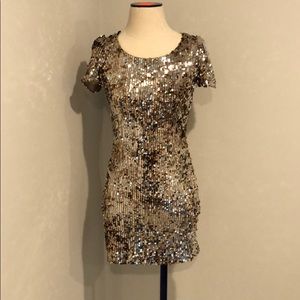 Sequin mini dress
